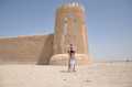 Udflugt til et gammelt fort paa nordspidsen af Qatar